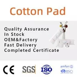 Basic Customization 100% Cotton Natural Facial Cotton Pad for Cosmetic