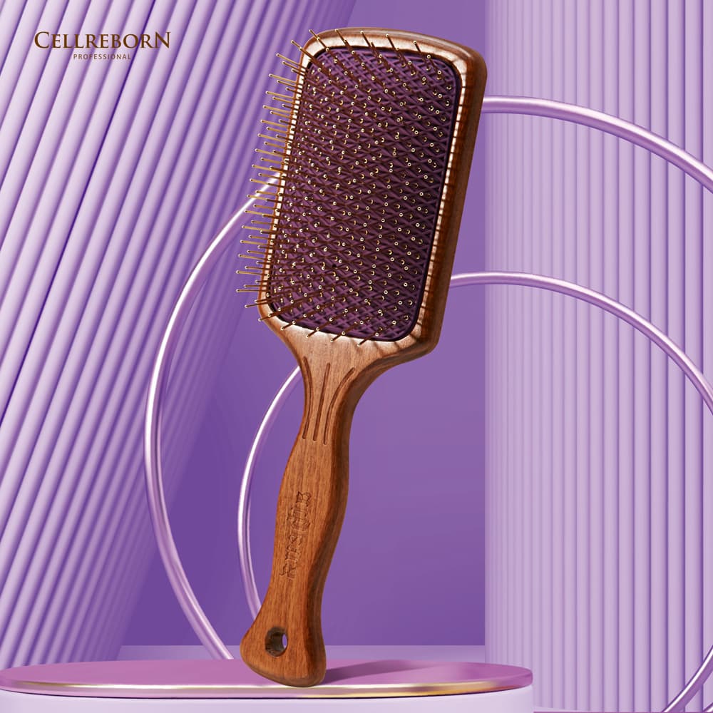 Cellreborn Athens Goddess Paddle Paddle Brush (Antibacterial Handle Hairbrush)