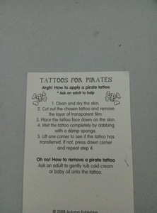 China Supplier Customized Temporary Tattoo Stickers