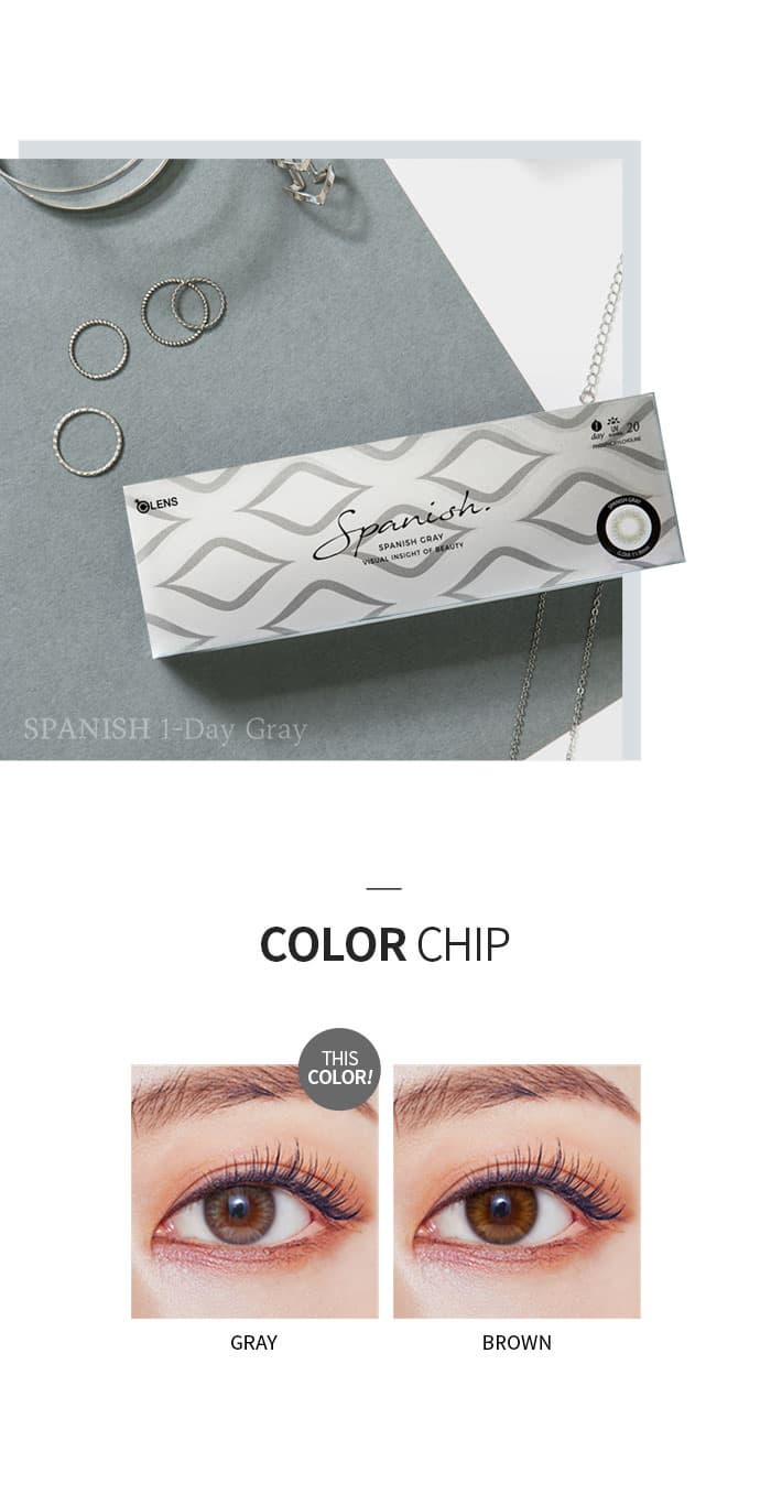 Contact Lens (Spanish 1DAY Gray)