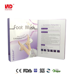 Customized exfoliating peel foot mask socks baby Whitening tender foot mask