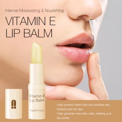 Customized Logo Beauty Natural Moisturizing Vitamin E Lip Balm