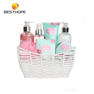 Customized OEM bath and body works body care gift basket sets