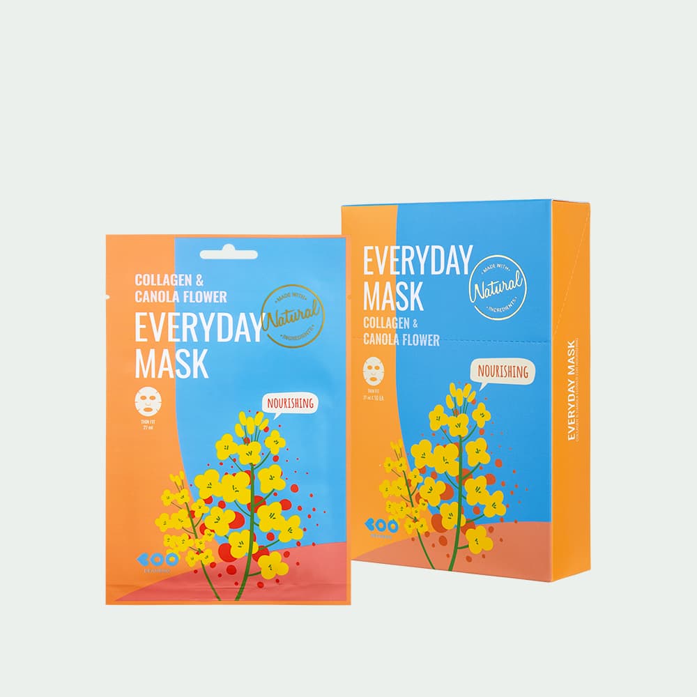 DEARBOO COLLAGEN &amp; CANOLA FLOWER EVERYDAY MASK