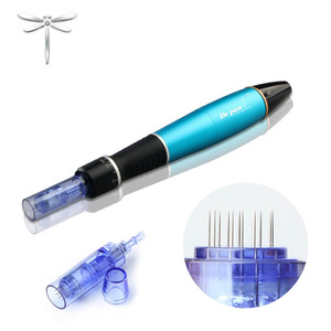 DFBEAUTY Derma Roller Stamp Microneedle Derma Stamp Electric Pen With 9 /12 / 36 / 42 Pin Needle