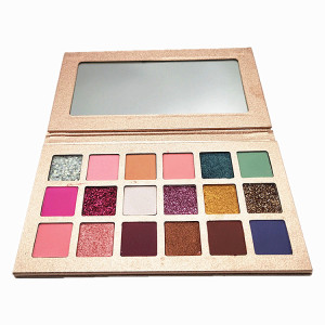 Eyeshadow palette with mirror  Matte pearl eyeshadow without logo High pigment eyeshadow pallet private label