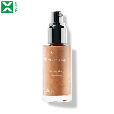 Glitter Face Makeup Body Shimmer Oil Private Label Liquid Highlighter