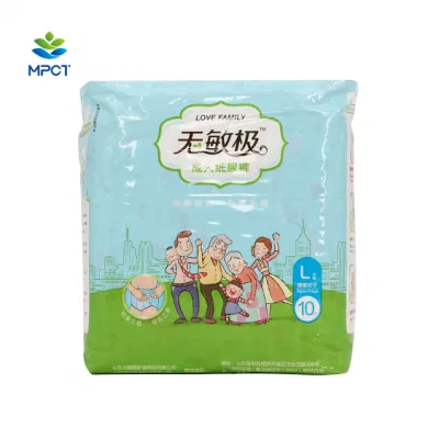 High Absorbency and Soft Cloth Like Elder Care Disposable Adult Diaper for Continence People