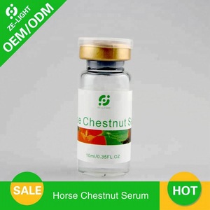 High Quality Tiny Glass Bottle Anti Redness Horse Chestnut Serum Skin Repair Face Serum for Women