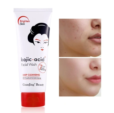 Kojic Acid Face Cleanser Deep Cleansing Anti Acne Oil Control Kojic Acid Facial Wash 100g