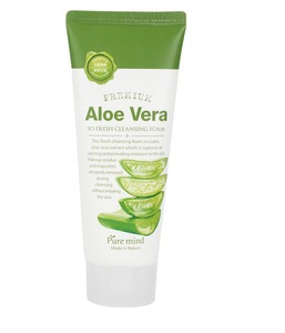 Korea face wash / Cleanser/ Korean cosmetics wholesale / Made in Korea (Pure mind Aloe Vera Cleansing foam) MSDS- OBM- OEM