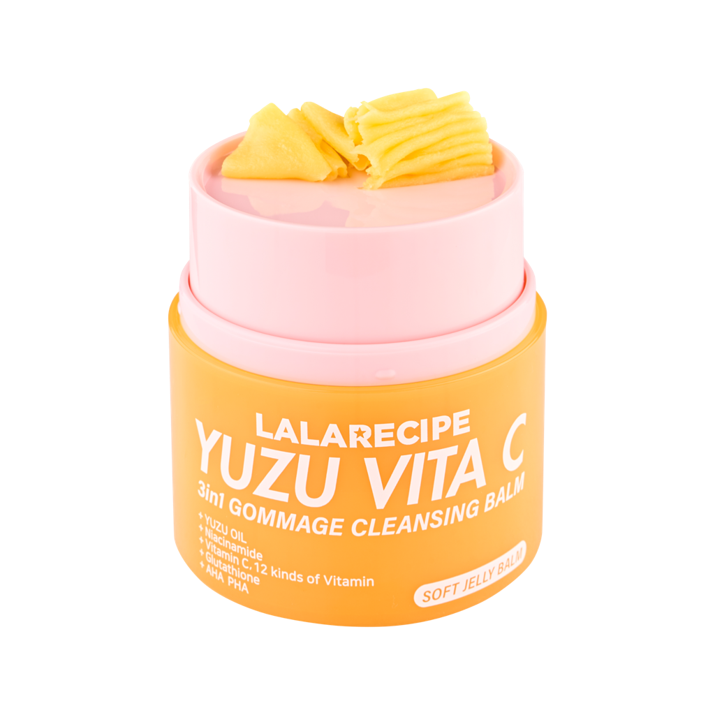 [LALARECIPE] YUZU VITA C 3in1 Gommage Cleansing Balm