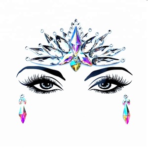 Lowest Price festival face gems crystal body jewel tattoo stickers face gems for eyes