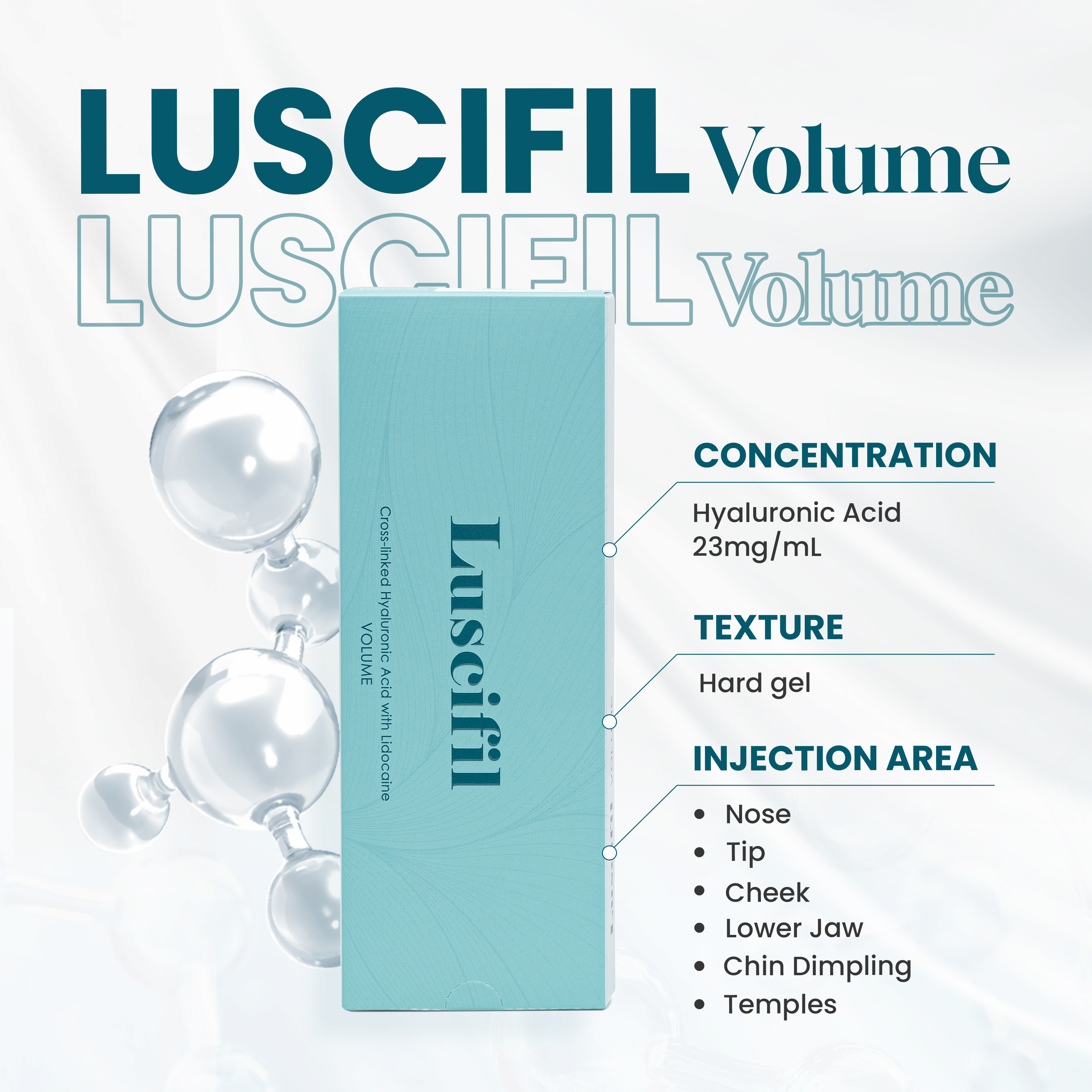 LUSCIFIL Volume Hydratation profonde Lissage de la peau Rajeunissement Raffermissement des pores