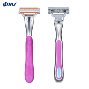 new design 5 blades no disposable shaving razor women refills treet blades and razors