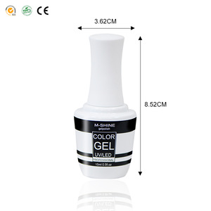 Nianwei nail beauty products New big white bottle 15ml UV Nails Gel Polish