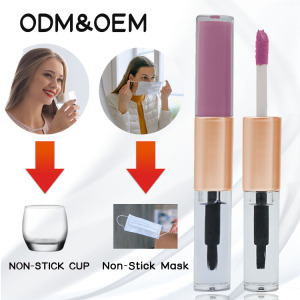 Non Stick Cup Mask Matte Liquid Lipstick Waterproof Lipgloss Private Label Lip Gloss