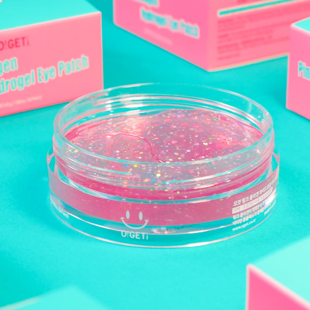 O!GET! Pink Collagen Hydrogel Eye Patch