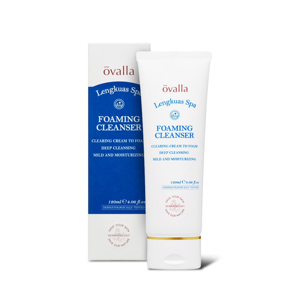 Ovalla Lengkuas Spa Foaming Cleanser Face Wash Deep Cleanser