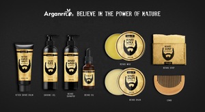 Private label aftershave balm set for men