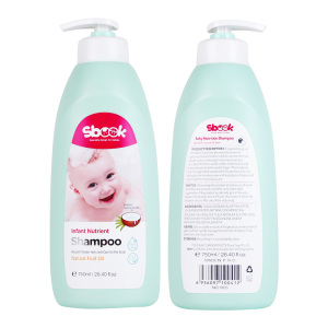 SBOOK 750ML Organics Baby Shampoo Moisturizing Tear Free Babi Shampoo and Baby Wash