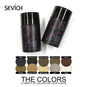 sevich Dropshipping Hair Building Fibers 10 Colors Hair Loss Treatment hair Care Products