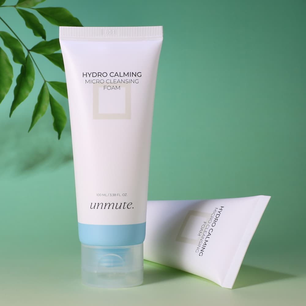 Unmute Hydro Calming  Micro Cleansing Foam 100ml / Facial cleanser/ Acne &amp; Sensitive