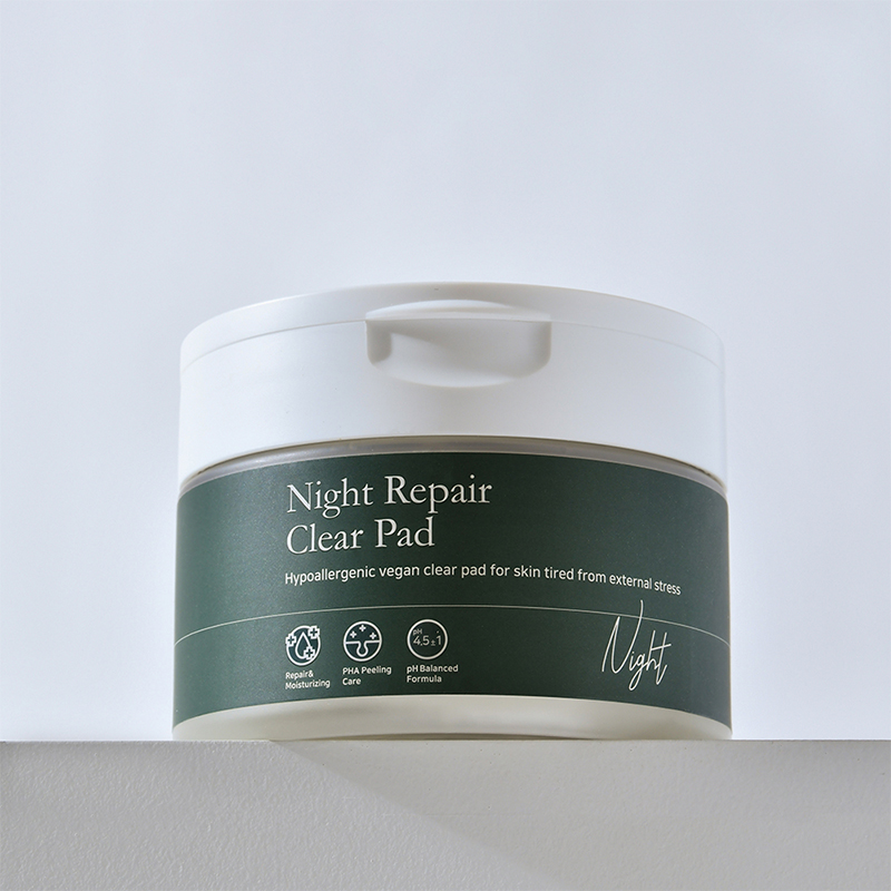 Vegan Skin Care _ Night Repair Clear Pad (70pads/250ml)