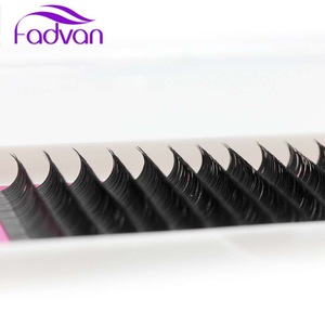 View larger image Individual Lashes For Building Mink False Eyelashes High Quality 12 Lines/Tray B/C/D Curl Eyelash Extension