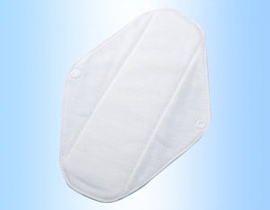 Washable woman bamboo cotton menstrual pad and super absorbent lady reusable sanitary pad