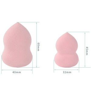 Wholesale 7 Color Gourd Beauty Puffs With Packaging Private Label Microfiber Sponge Makeup Puff