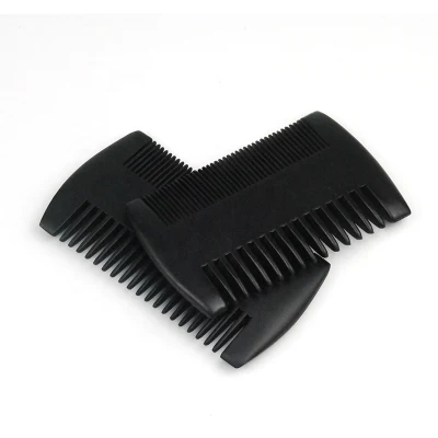 Wholesale Anti Static Custom Mens Beard Pocket Comb Beard Grooming Kit Wood Wide Tooth Beard Comb