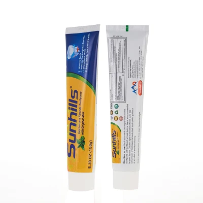 Wholesale Custom Logo Fluoride Against Cavities Teeth Whitening Strengthens Teeth Mint Toothpaste Manufacturer