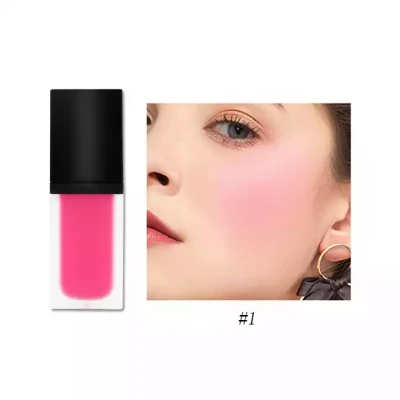 Wholesale Custom Private Label Face Makeup Cheek Shadow Long Lasting Waterproof Vegan Liquid Blush