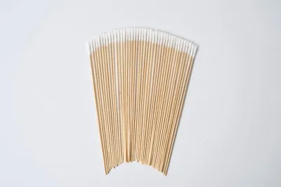 Wholesale Eco Friendly Shincare Customized Logo Long Bamboo Makeup Cotton Buds