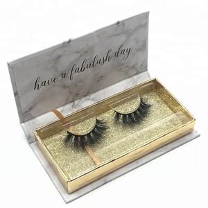 Wholesale Synthetic Fiber false eyelashes 3D silk lashes custom packaging box