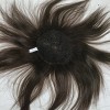 Fish net hair toppers with integrated window