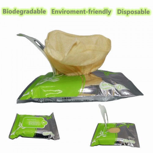 Bamboo Fiber Biodegradable Wet Wipes