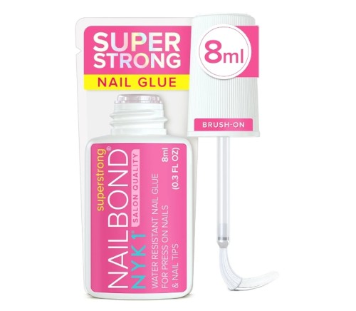 Super Strong Nail Glue for Press On Nails, Nail Tips & Acrylic Nails (8ml)