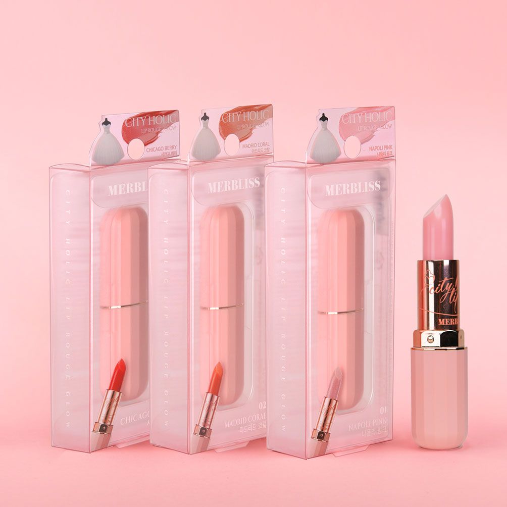 CITY HOLIC LIP ROUGE-GLOW  3 Shades