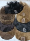 Fish net hair toppers with integrated window