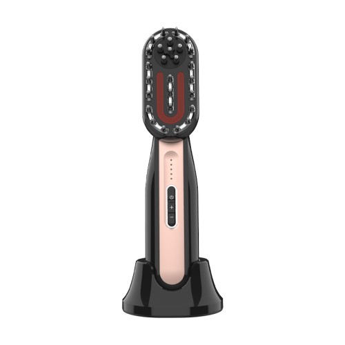 Red light therapy massage comb