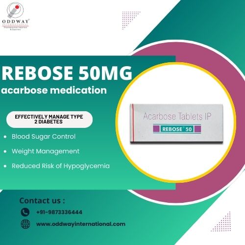 Rebose 50mg Acarbose Medication