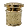 Modern Unique Design High-end Zinc Alloy Gold Color Electroplated Perfume Bottle Cap
