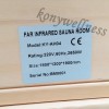 Far infrard sauna room made of Canada hemlock as personal care hot therapy sauna dome for family use