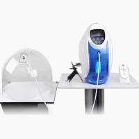 2022 Newest O2toDerm skin care Face Oxygen Therapy Mask Dome water Spray Jet Peel Facial Machine Derma Spa Equipment