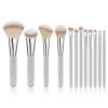 Luxury Rhinestone Makeup Brush Set for Wholesale – Sparkling Custom Cosmetic Brushes for Beauty Brands