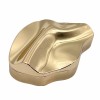 DIY Gold Color Metal Zinc Alloy Rotating Slide Cover Irregular Wavy Perfume Box Scented Balm Jar