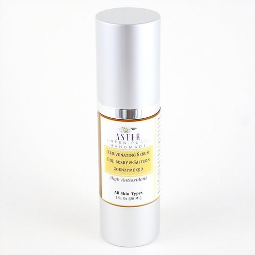 Rejuvenating Oil Face Serum | Goji Berry Ext & Saffron | Natural Coenzyme Q10!