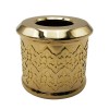 Modern Unique Design High-end Zinc Alloy Gold Color Electroplated Perfume Bottle Cap